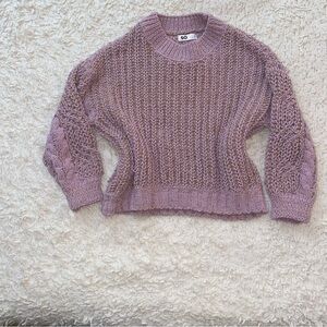 SO Women's Lavender Knit Sweater